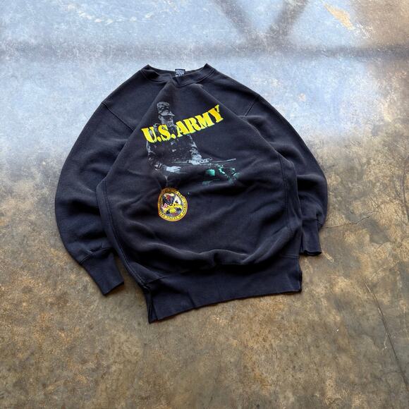 Cool Vintage US ARMY Graphic Sweatshirt - Picture 2 of 7